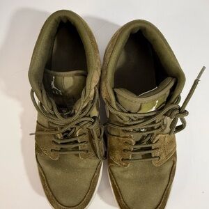 Jordan Olive Green Men's Sneakers